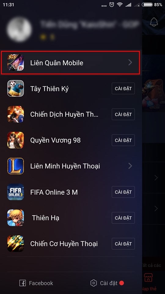 nạp thẻ liên quân ios