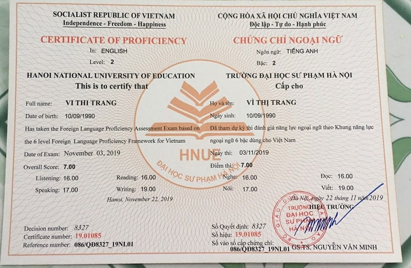 quy định về cấp chứng chỉ tin học ngoại ngữ