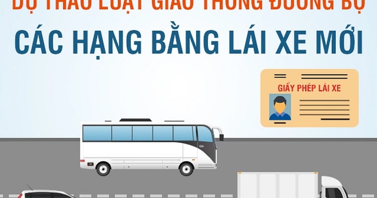 dự thảo bằng lái xe mới