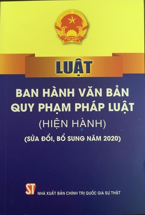 văn bản quy phạm phap luật có mấy loại